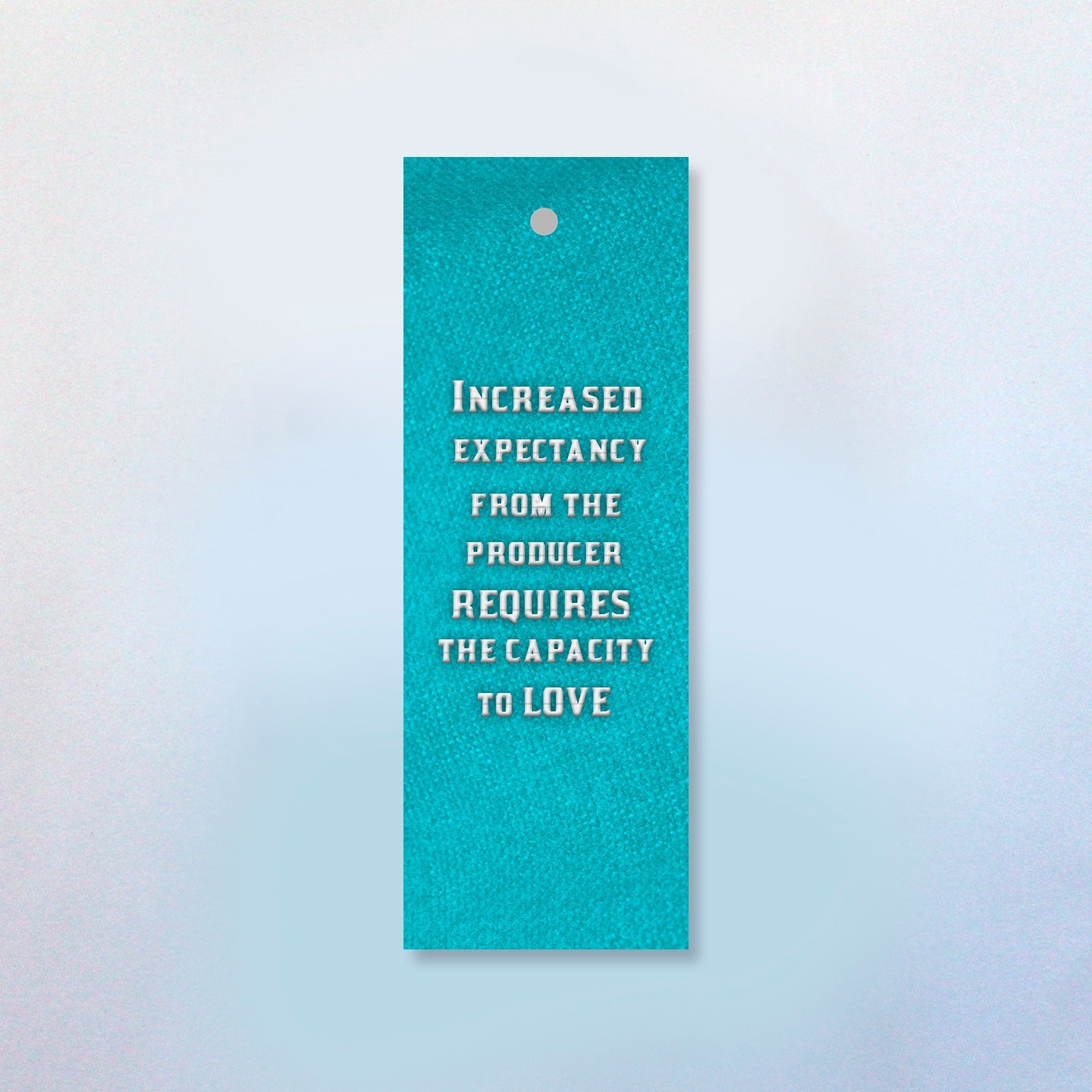 Increase Expectancy From The Producer Requires The Capacity To Love Bookmark