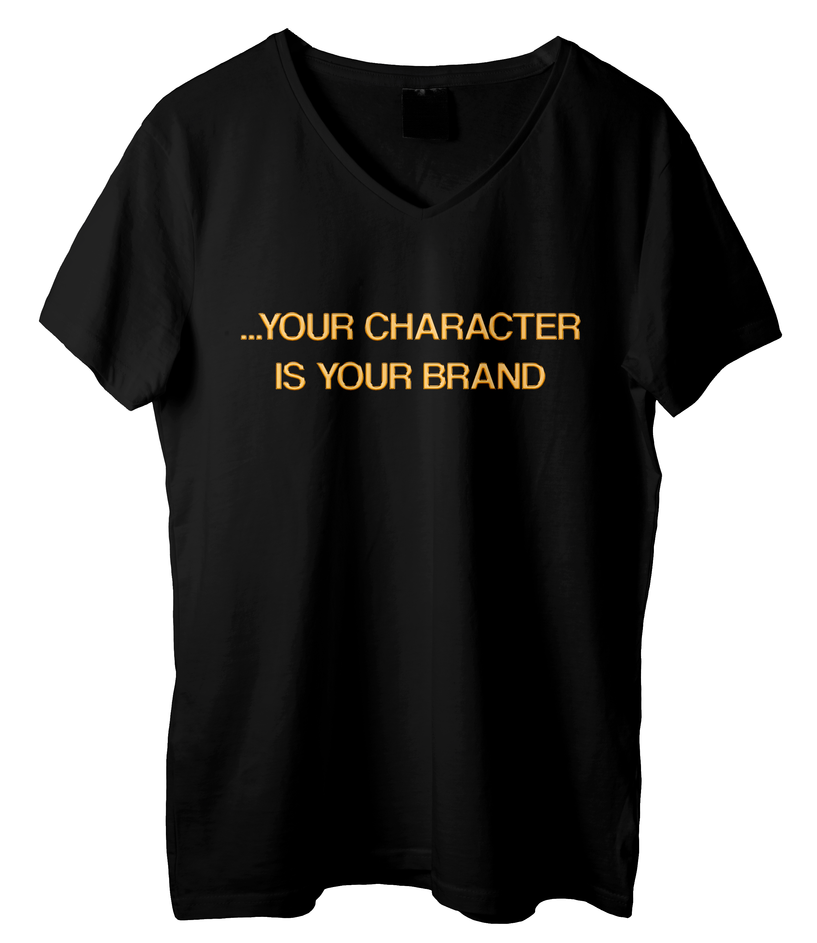 Your Charater is Your Brand Black T-Shirt