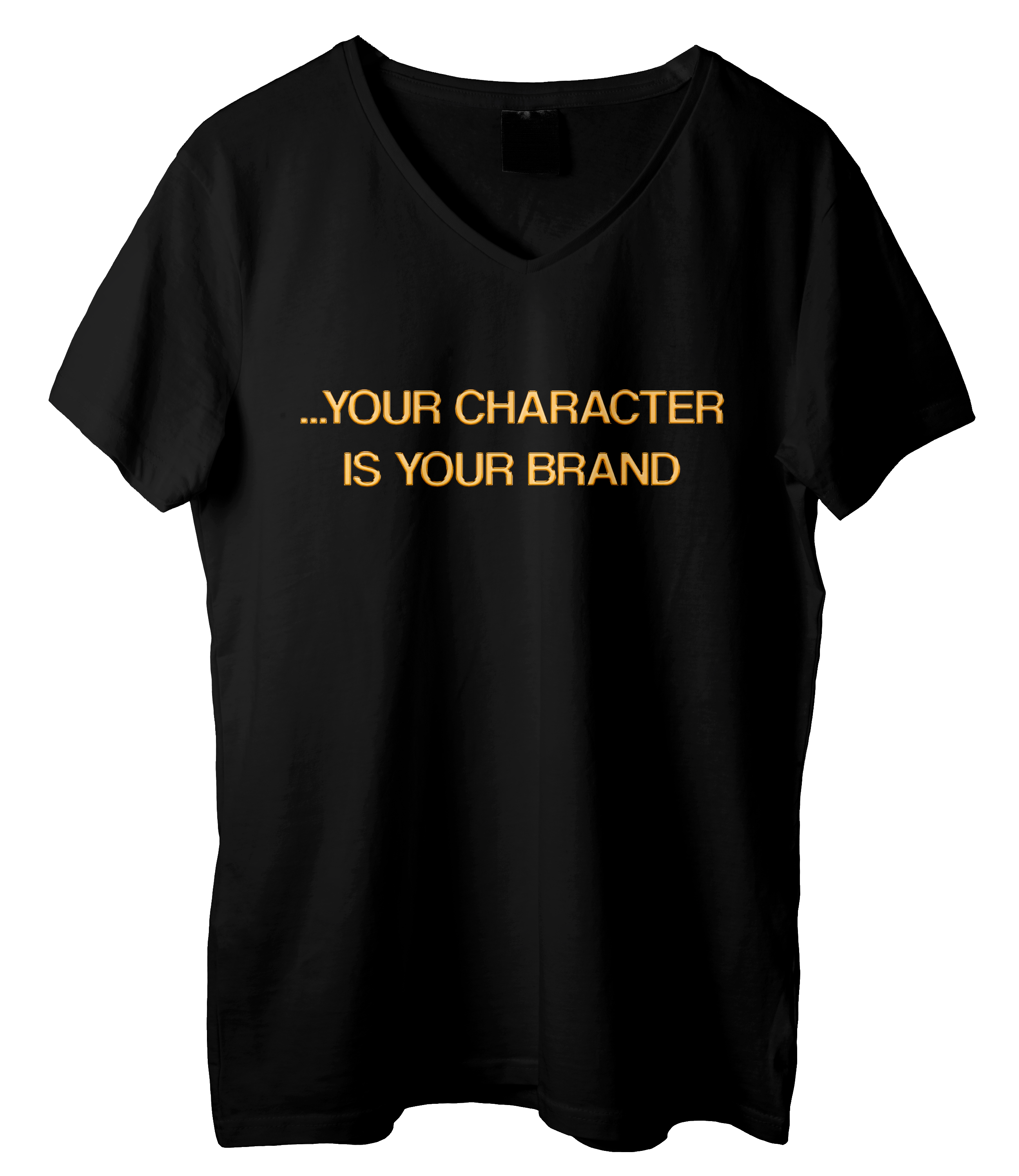 Your Character is Your Brand Black Shirt